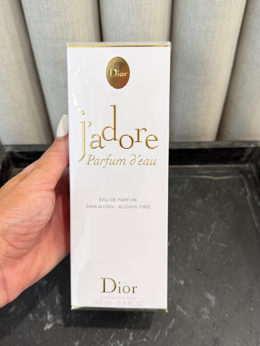 Dior J’adore Parfum d’Eau 3.4 oz 100ml Alcohol Free EDP NEW SEALED